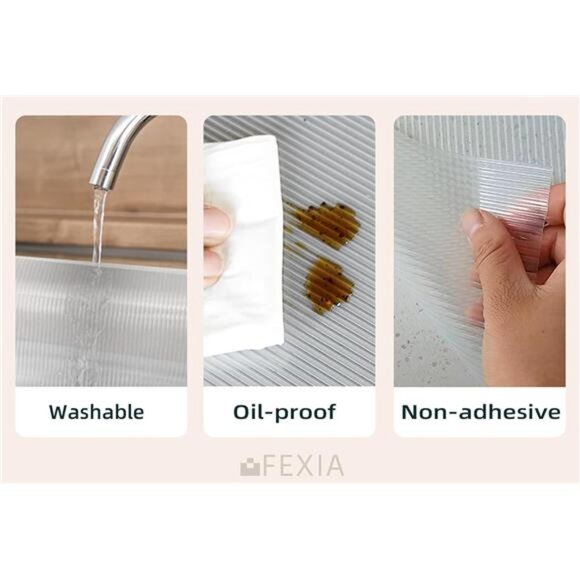 Shelf Liners for Kitchen Cabinets Non-Slip Drawer Liner 12 Inches x 20 FT - Picture 5 of 8